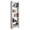ΒΙΒΛΙΟΘΗΚΗ CLASSIKER HM9226.11 ΜΕΛΑΜΙΝΗΣ ΛΕΥΚH 48,5x22x160Υεκ.