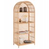 ΒΙΒΛΙΟΘΗΚΗ SIMOK HM9552 ΑΠΟ ΦΥΣΙΚΟ RATTAN ΣΕ ΦΥΣΙΚΟ ΧΡΩΜΑ 80x40x182Υεκ.
