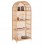 ΒΙΒΛΙΟΘΗΚΗ SIMOK HM9552 ΑΠΟ ΦΥΣΙΚΟ RATTAN ΣΕ ΦΥΣΙΚΟ ΧΡΩΜΑ 80x40x182Υεκ.