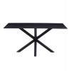 ΤΡΑΠΕΖΙ ΣΑΛΟΝΙΟΥ HM9470.04 BLACK MARBLE-ΜΑΥΡΗ ΜΕΤΑΛ.ΒΑΣΗ 120x60x45,5Yεκ.