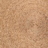 ΧΑΛΙ ΣΤΡΟΓΓΥΛΟ CRATER HM7848 MENDONG GRASS ΣΕ ΦΥΣΙΚΟ ΧΡΩΜΑ Φ120εκ.