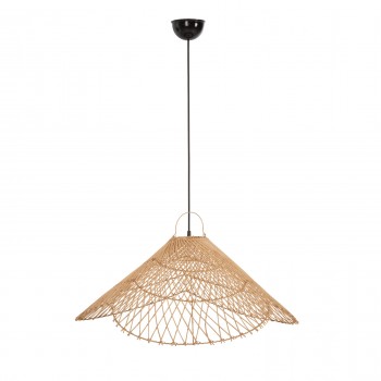 ΦΩΤΙΣΤΙΚΟ ΟΡΟΦΗΣ ΚΡΕΜΑΣΤΟ HM7879.02 RATTAN ΣΕ ΦΥΣΙΚΟ ΧΡΩΜΑ Φ80x126Υ εκ.