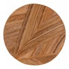 ΤΡΑΠΕΖΙ ΣΑΛΟΝΙΟΥ GATSBY ΣΤΡΟΓΓΥΛΟ HM9651 RATTAN ΧΡΩΜΑ ΦΥΣΙΚΟ Φ100x50Y εκ.