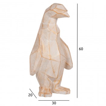 ΔΙΑΚΟΣΜΗΤΙΚΟ ΔΑΠΕΔΟΥ PENGUIN HM7915 GRC ΣΕ ΛΕΥΚΗ ΠΑΤΙΝΑ ΜΕ ΧΡΥΣΕΣ ΛΕΠΤΟΜΕΡΕΙΕΣ 30x20x60Υεκ.