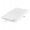 ΑΝΩΣΤΡΩΜΑ HM670.07 ΜΕ FOAM ΛΕΥΚΟ 90x200x5Y εκ.