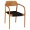 ΠΟΛΥΘΡΟΝΑ OSLO HM9636.02 ΞΥΛΟ TEAK ΦΥΣΙΚΟ & ΜΑΥΡΟ ΣΧΟΙΝΙ 55x54x80Y εκ.