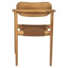 ΠΟΛΥΘΡΟΝΑ OSLO HM9636.01 ΞΥΛΟ TEAK ΦΥΣΙΚΟ & ΚΑΦΕ ΣΧΟΙΝΙ 55x54x80Y εκ.