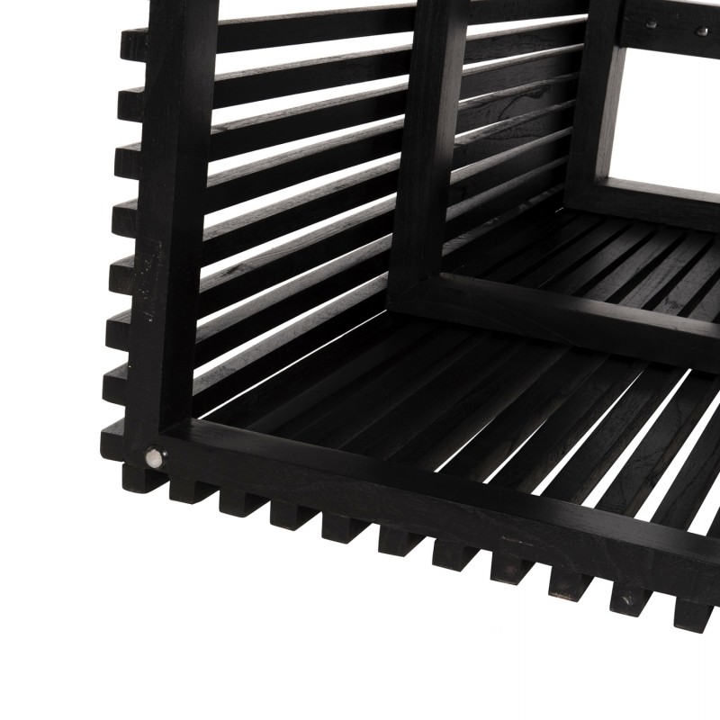 ΒΑΣΗ ΤΡΑΠΕΖΙΟΥ ΕΣΩΤ.ΧΩΡΟΥ ΤΕΤΡΑΓΩΝΗ FRANTZ HM9460.02 ΞΥΛΟ MINDI ΣΕ ΜΑΥΡΟ 60x60x75Y εκ.