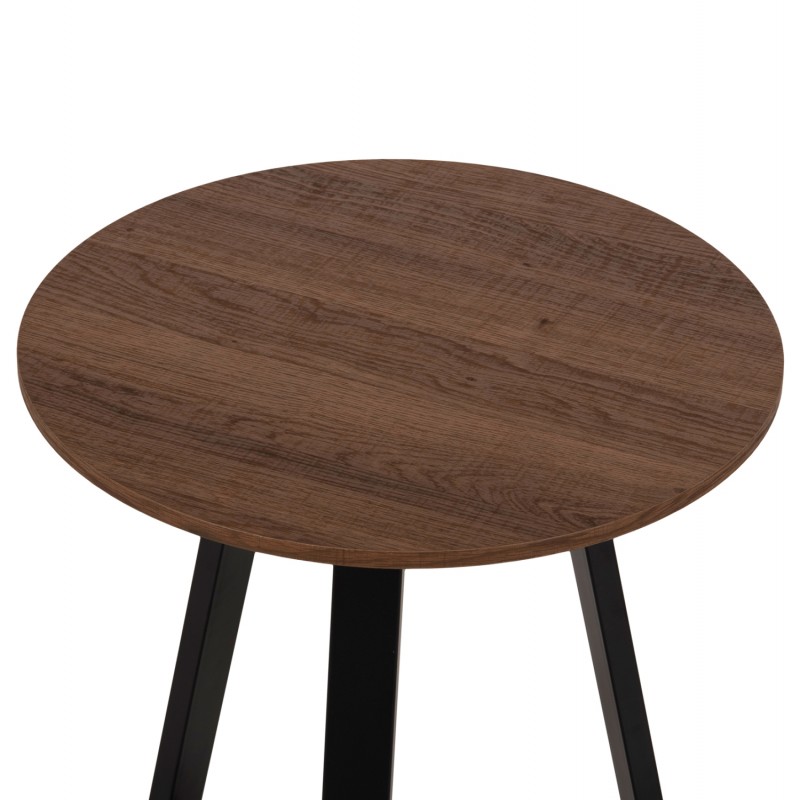 ΒΟΗΘΗΤΙΚΟ ΤΡΑΠΕΖΑΚΙ ROCKET HM9587.04 MDF ΚΑΡΥΔΙ-ΜΑΥΡΗ ΜΕΤΑΛΛΙΚΗ ΒΑΣΗ Φ45x55Υεκ.