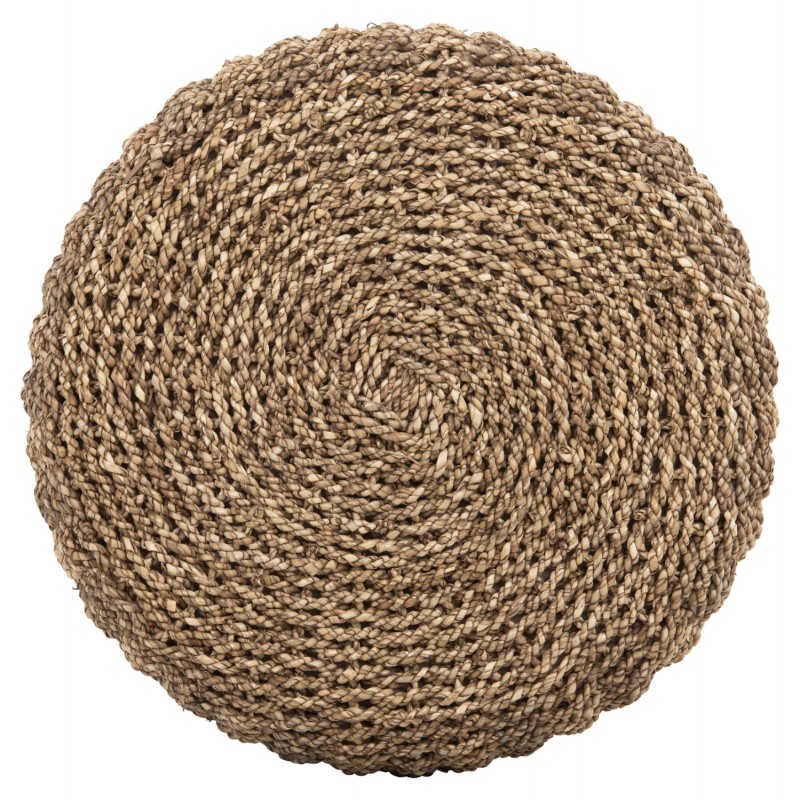 ΣΚΑΜΠΟ BEAM HM7827 ΞΥΛΟ ΤΕΑΚ ΚΑΙ SEAGRASS ΣΕ ΦΥΣΙΚΟ & ΜΑΥΡΟ Φ43x45Yεκ.