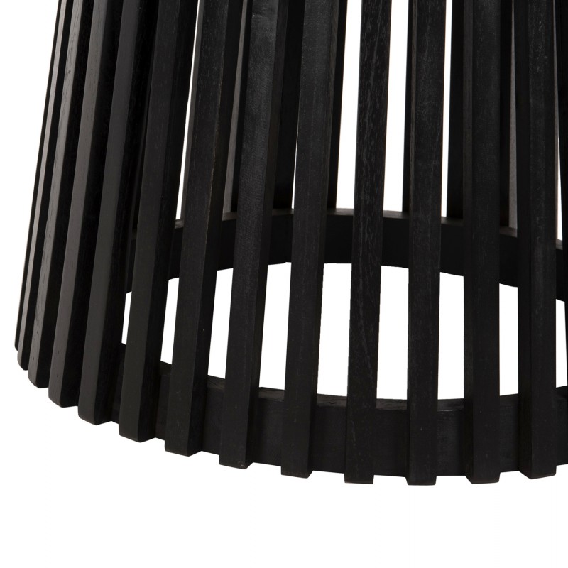 ΒΑΣΗ ΤΡΑΠΕΖΙΟΥ ΕΣΩΤΕΡΙΚΟΥ ΧΩΡΟΥ MINDI ΜΑΥΡΟ ΞΥΛΟ HM9459.02 Φ60x75,5Y εκ.