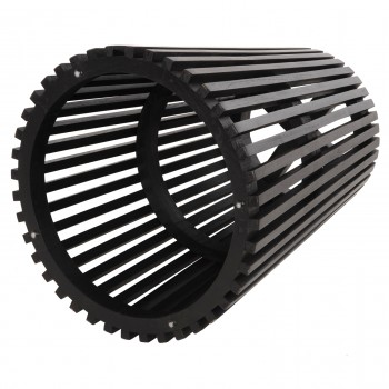 ΒΑΣΗ ΤΡΑΠΕΖΙΟΥ ΕΣΩΤΕΡΙΚΟΥ ΧΩΡΟΥ MINDI ΜΑΥΡΟ ΞΥΛΟ HM9459.02 Φ60x75,5Y εκ.