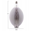 ΛΑΜΠΤΗΡΑΣ LED FILAMENT 8W E27 3000K SMOKE DIMMABLE HM4051.03