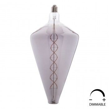 ΛΑΜΠΤΗΡΑΣ LED FILAMENT 8W E27 3000K SMOKE COLOR DIMMABLE  HM4054.03