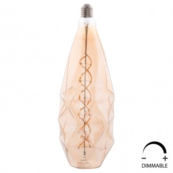 ΛΑΜΠΤΗΡΑΣ LED FILAMENT 8W E27 3000K GOLD COLOR DIMMABLE HM4058