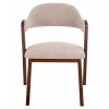 ΚΑΡΕΚΛΑ RIDER HM9734.02 RUBBERWOOD ΣΕ ΚΑΡΥΔΙ-ΥΦΑΣΜΑ ΕΚΡΟΥ 59x59x83Yεκ.