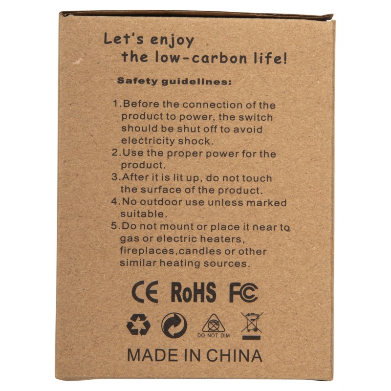 ΛΑΜΠΤΗΡΑΣ GLOBO LED FILAMENT 12W E27 3000K ΧΡΥΣΟ HM4049.02