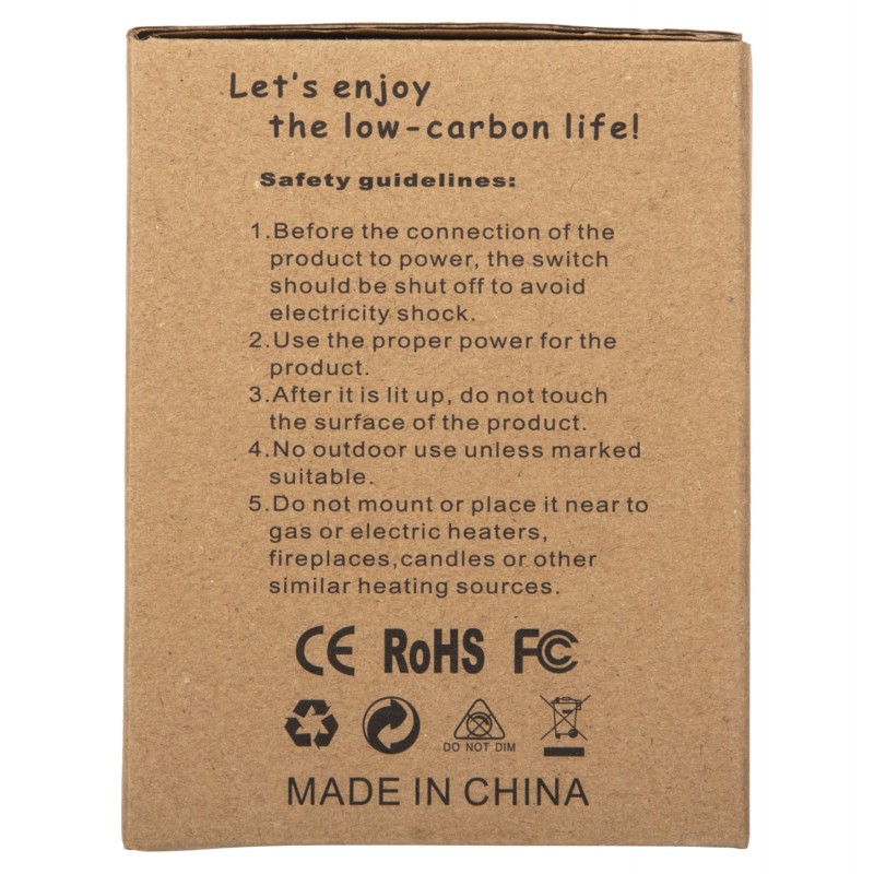 ΛΑΜΠΤΗΡΑΣ GLOBO LED FILAMENT 8W E27 2700K ΧΡΥΣΟ DIMMABLE HM4050.02