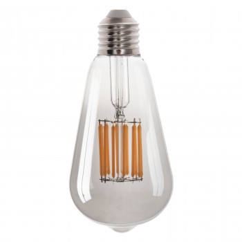 ΛΑΜΠΤΗΡΑΣ HM4189.03 LED FILAMENT 12W E27 2700K SMOKE