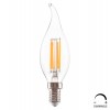 ΛΑΜΠΤΗΡΑΣ HM4047.01 ΣΤΥΛ ΦΛΟΓΑ LED FILAMENT 6W E14 3000K ΔΙΑΦΑΝΟ DIMMABLE