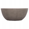 ΤΡΑΠΕΖΙ ΣΑΛΟΝΙΟΥ ΣΤΡΟΓΓΥΛΟ ALLAN HM18162.03 FIBER CEMENT ΣΕ ΓΚΡΙ--Φ92x49Υεκ.