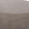 ΤΡΑΠΕΖΙ ΣΑΛΟΝΙΟΥ ΣΤΡΟΓΓΥΛΟ ALLAN HM18162.03 FIBER CEMENT ΣΕ ΓΚΡΙ--Φ92x49Υεκ.