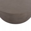 ΤΡΑΠΕΖΙ ΣΑΛΟΝΙΟΥ ΣΤΡΟΓΓΥΛΟ ALLAN HM18162.03 FIBER CEMENT ΣΕ ΓΚΡΙ--Φ92x49Υεκ.