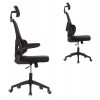 ΚΑΡΕΚΛΑ ΓΡΑΦΕΙΟΥ BASTON HM18236.01 ΜΑΥΡΟ MESH & PP ΣΚΕΛΕΤΟΣ 64x60x117-127Υεκ.