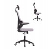 ΚΑΡΕΚΛΑ ΓΡΑΦΕΙΟΥ BASTON HM18236.02 ΓΚΡΙ MESH & ΜΑΥΡΟ PP ΣΚΕΛΕΤΟΣ 64x60x127Υεκ.