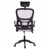 ΚΑΡΕΚΛΑ ΓΡΑΦΕΙΟΥ BASTON HM18236.02 ΓΚΡΙ MESH & ΜΑΥΡΟ PP ΣΚΕΛΕΤΟΣ 64x60x127Υεκ.