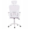 ΚΑΡΕΚΛΑ ΓΡΑΦΕΙΟΥ BASTON HM18236.03 ΓΚΡΙ MESH & ΛΕΥΚΟΣ PP ΣΚΕΛΕΤΟΣ 64x60x127Υεκ.