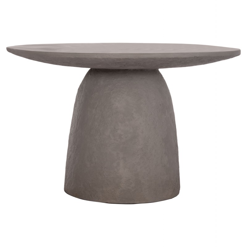 ΤΡΑΠΕΖΙ ΤΡΑΠΕΖΑΡΙΑΣ ΣΤΡΟΓΓΥΛΟ SEPPO HM18154.03 FIBER CEMENT ΣΕ ΓΚΡΙ--Φ119,5x75,5Υεκ.