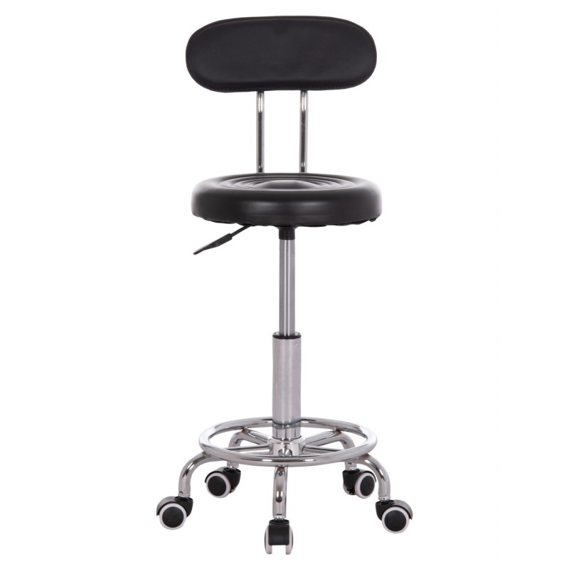 ΣΚΑΜΠΟ ΠΕΡΙΣΤΡΕΦΟΜΕΝΟ ΣΧΕΔΙΑΣΤΗΡΙΟΥ IRIS HM211.21 PU ΜΑΥΡΟ HOMEMARKT 34x43x86,5Υεκ.