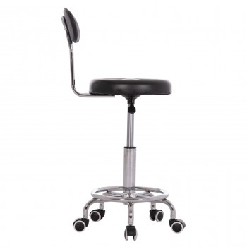 ΣΚΑΜΠΟ ΠΕΡΙΣΤΡΕΦΟΜΕΝΟ ΣΧΕΔΙΑΣΤΗΡΙΟΥ IRIS HM211.21 PU ΜΑΥΡΟ HOMEMARKT 34x43x86,5Υεκ.