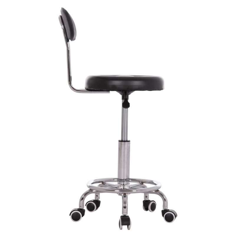 ΣΚΑΜΠΟ ΠΕΡΙΣΤΡΕΦΟΜΕΝΟ ΣΧΕΔΙΑΣΤΗΡΙΟΥ IRIS HM211.21 PU ΜΑΥΡΟ HOMEMARKT 34x43x86,5Υεκ.