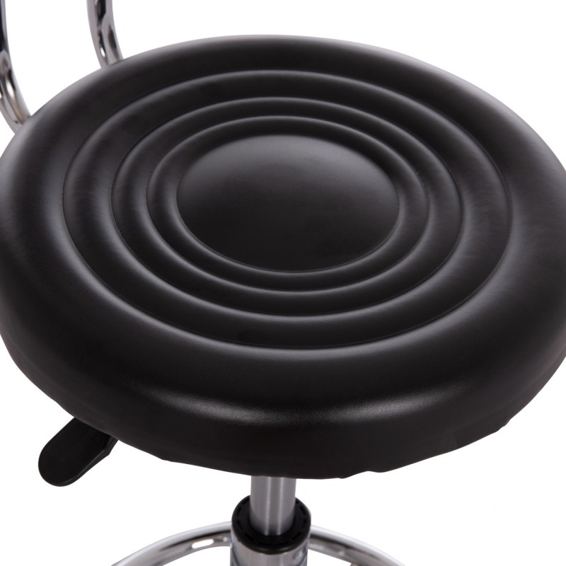 ΣΚΑΜΠΟ ΠΕΡΙΣΤΡΕΦΟΜΕΝΟ ΣΧΕΔΙΑΣΤΗΡΙΟΥ IRIS HM211.21 PU ΜΑΥΡΟ HOMEMARKT 34x43x86,5Υεκ.