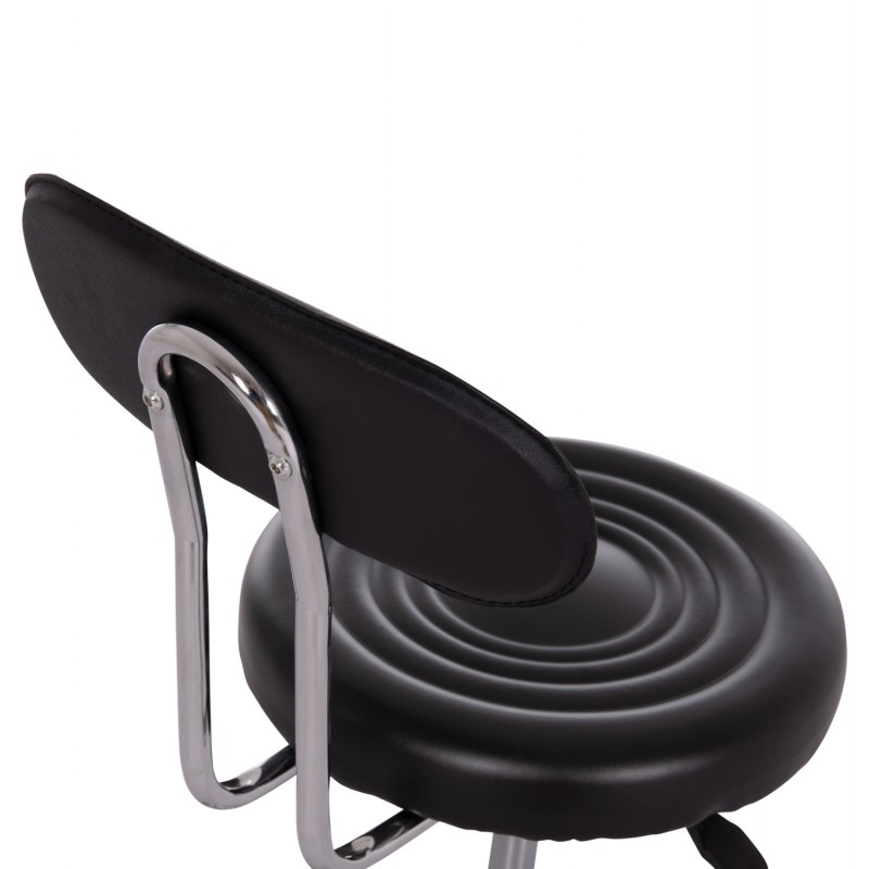 ΣΚΑΜΠΟ ΠΕΡΙΣΤΡΕΦΟΜΕΝΟ ΣΧΕΔΙΑΣΤΗΡΙΟΥ IRIS HM211.21 PU ΜΑΥΡΟ HOMEMARKT 34x43x86,5Υεκ.