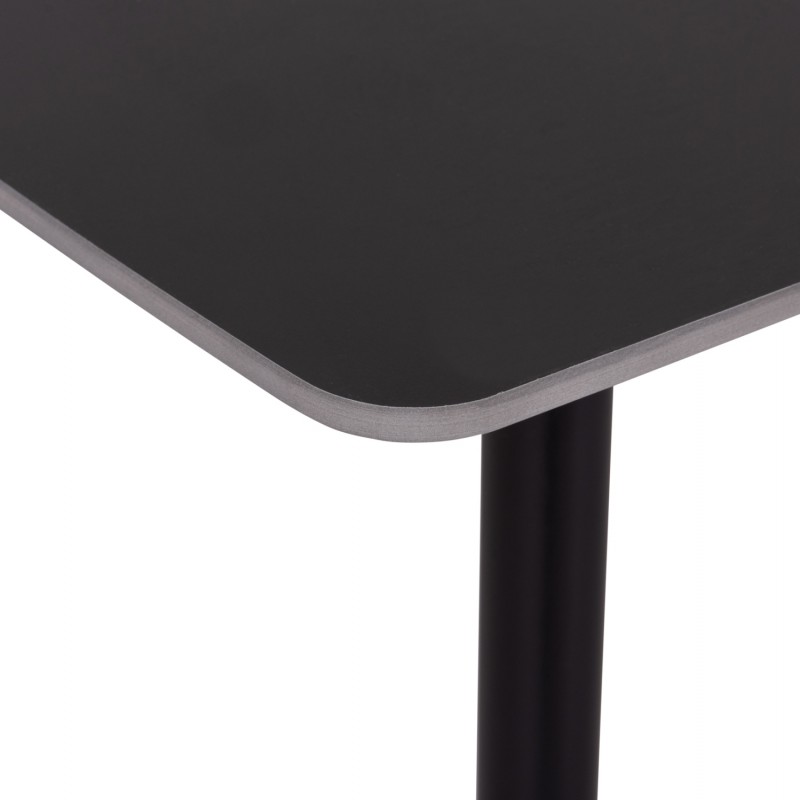 ΤΡΑΠΕΖΙ RAVEN HM18149.02 ΚΕΡΑΜΙΚΟ TOP ΑΝΘΡΑΚΙ ΜΑΡΜΑΡΟ-ΜΑΥΡΟ ΜΕΤΑΛΛΟ 140x80x74Υεκ.