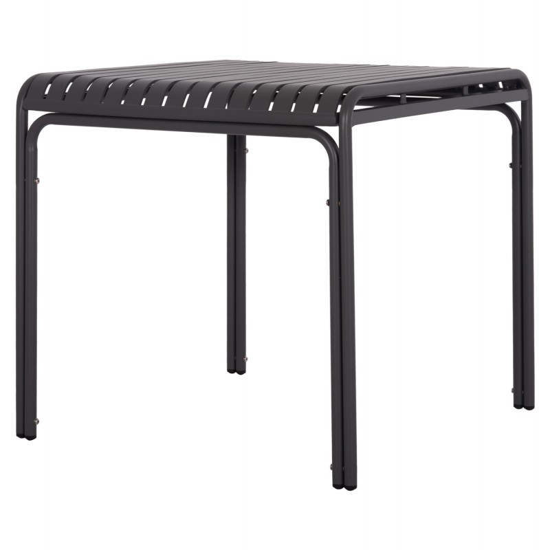ΤΡΑΠΕΖΙ ΤΕΤΡΑΓΩΝΟ ΑΛΟΥΜΙΝΙΟΥ RACHEL HM6338.01 ΓΚΡΙ 80x80x76Υεκ.