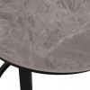 ΤΡΑΠΕΖΙ ΣΑΛΟΝΙΟΥ 2ΤΜΧ TALOS HM18140.04 ΚΕΡΑΜΙΚΟ TOP ΜΕ ΟΨΗ ΓΚΡΙ ΜΑΡΜΑΡΟΥ Φ70x45,5Υ