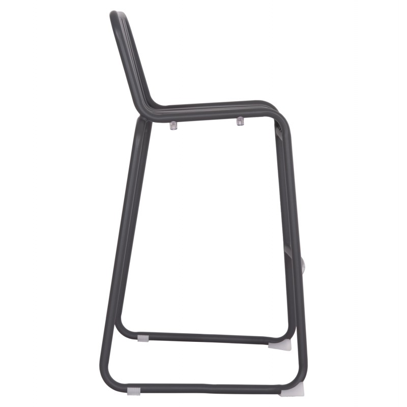 ΣΚΑΜΠΟ ΜΠΑΡ ΑΛΟΥΜΙΝΙΟΥ RACHEL HM6341.01 ΓΚΡΙ 47x56,5x98,5Υεκ.