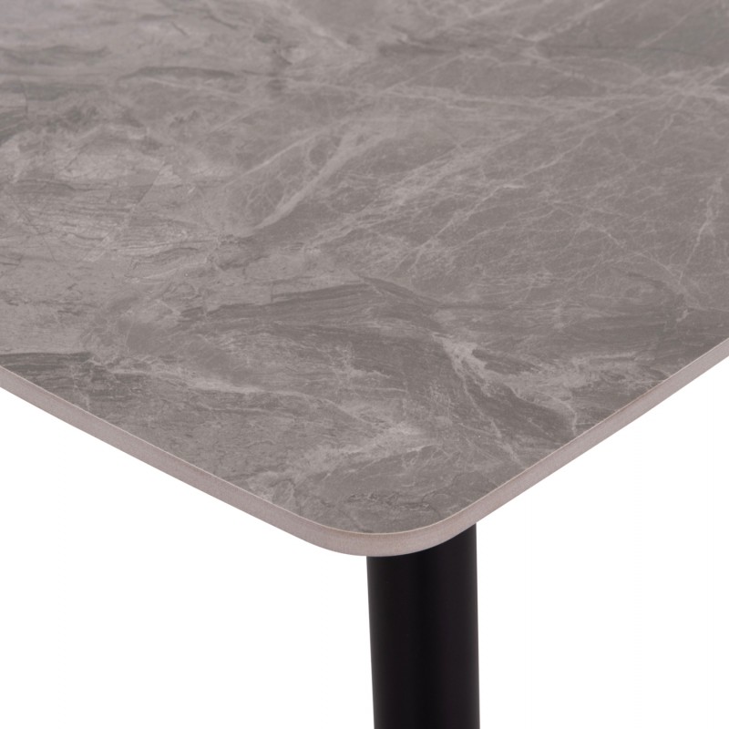 ΤΡΑΠΕΖΙ RAVEN HM18150.13 ΚΕΡΑΜΙΚΟ TOP ΜΕ ΟΨΗ ΓΚΡΙ ΜΑΡΜΑΡΟ 160x80x74Υεκ.