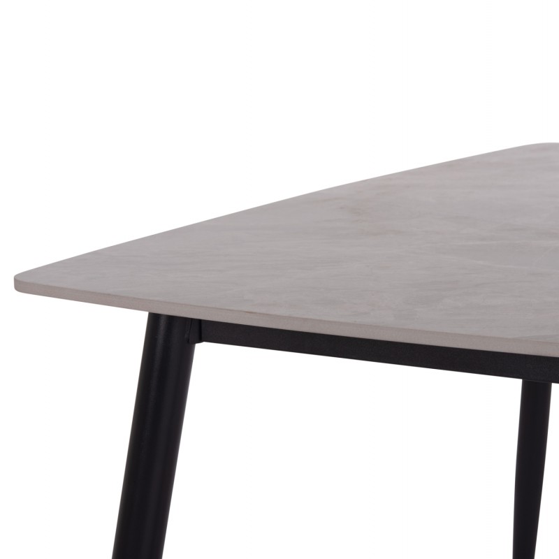 ΤΡΑΠΕΖΙ RAVEN HM18150.13 ΚΕΡΑΜΙΚΟ TOP ΜΕ ΟΨΗ ΓΚΡΙ ΜΑΡΜΑΡΟ 160x80x74Υεκ.