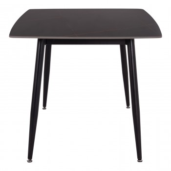 ΤΡΑΠΕΖΙ RAVEN HM18150.02 ΚΕΡΑΜΙΚΟ TOP ΜΕ ΟΨΗ ΜΑΥΡΟ ΜΑΡΜΑΡΟ 160x80x74Υεκ.