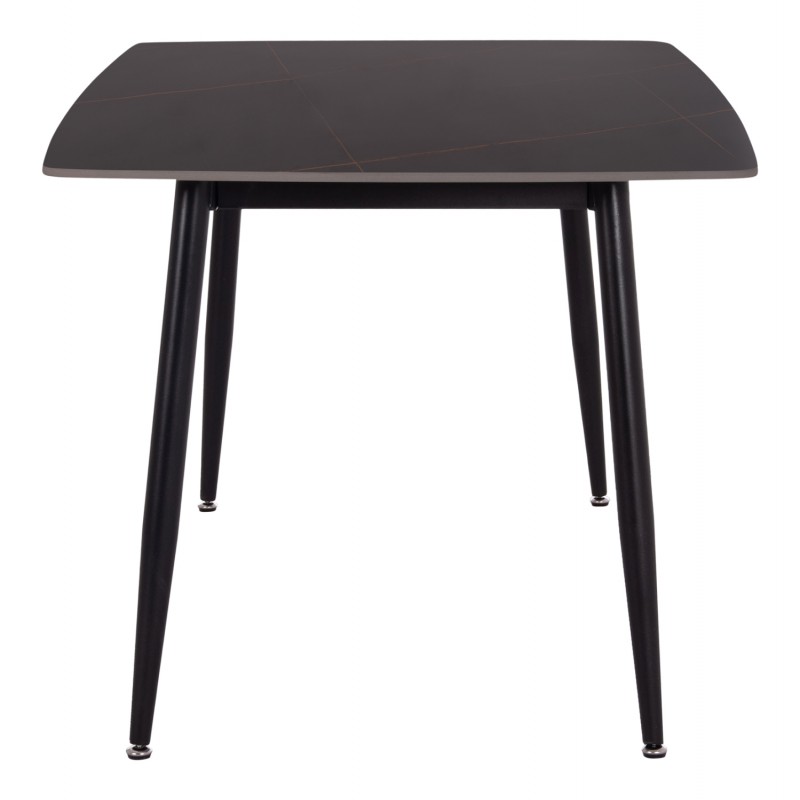 ΤΡΑΠΕΖΙ RAVEN HM18150.02 ΚΕΡΑΜΙΚΟ TOP ΜΕ ΟΨΗ ΜΑΥΡΟ ΜΑΡΜΑΡΟ 160x80x74Υεκ.