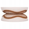 ΤΡΑΠΕΖΙ ΣΑΛΟΝΙΟΥ ANNA HM18157.02 FIBER CEMENT ΛΕΥΚΟ-ΦΥΣΙΚΟ RATTAN--Φ92x44.5Υεκ