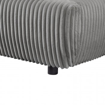 ΚΡΕΒΑΤΙ ΔΙΠΛΟ ΜΕ ΑΠΟΘ.ΧΩΡΟ KALLY HM729.01 ΓΚΡΙ FEAUX FUR ΥΦΑΣΜΑ--ΣΤΡΩΜΑ 160x200εκ