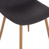 ΣΕΤ ΤΡΑΠΕΖΑΡΙΑΣ 5ΤΜΧ MINARDO HM21179 MDF TOP ΣΕ ΜΑΥΡΟ--ΣΚΟΥΡΟ ΓΚΡΙ ΥΦΑΣΜΑ