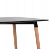 ΣΕΤ ΤΡΑΠΕΖΑΡΙΑΣ 5ΤΜΧ MINARDO HM21179 MDF TOP ΣΕ ΜΑΥΡΟ--ΣΚΟΥΡΟ ΓΚΡΙ ΥΦΑΣΜΑ