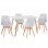 ΣΕΤ ΤΡΑΠΕΖΑΡΙΑΣ 5ΤΜΧ VEGAS HM21184 MDF TOP ΣΕ ΛΕΥΚΟ--ΠΟΔΙΑ ΟΞΙΑΣ